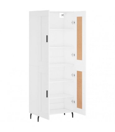 vidaXL Highboard White 69,5x34x180 cm Engineered Wood
