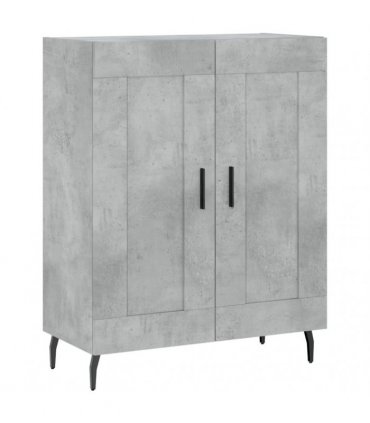 vidaXL Highboard Concrete Grey 69,5x34x180 cm Engineered Wood