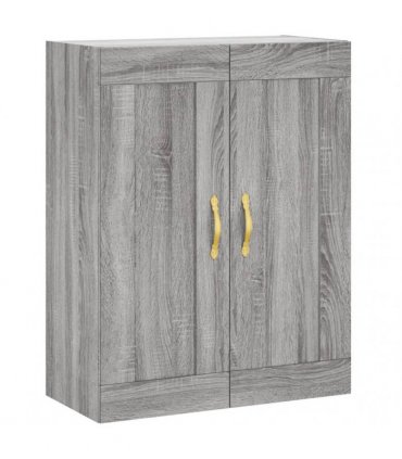 vidaXL Highboard Grey Sonoma 69,5x34x180 cm Engineered Wood