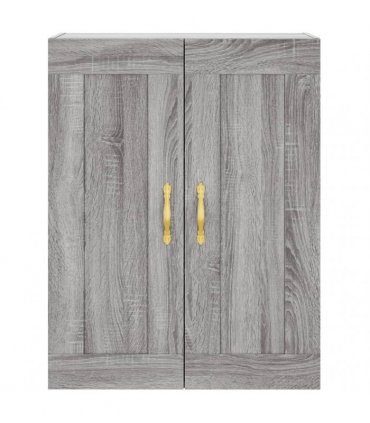 vidaXL Highboard Grey Sonoma 69,5x34x180 cm Engineered Wood