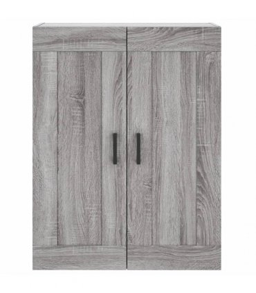 vidaXL Highboard Grey Sonoma 69,5x34x180 cm Engineered Wood