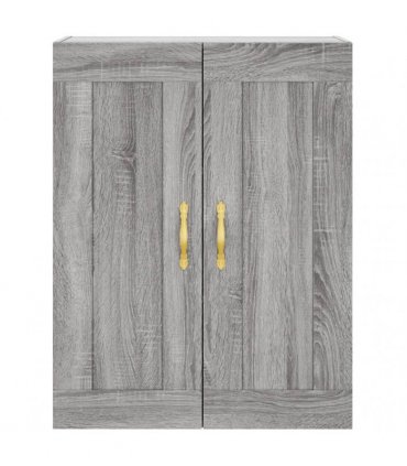 vidaXL Highboard Grey Sonoma 69,5x34x180 cm Engineered Wood