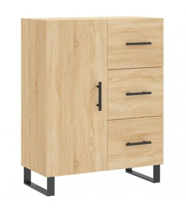 vidaXL Highboard Sonoma Oak 69,5x34x180 cm Engineered Wood
