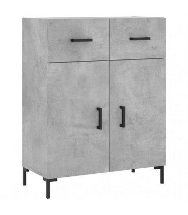 vidaXL Highboard Concrete Grey 69,5x34x180 cm Engineered Wood