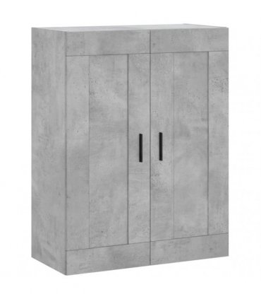 vidaXL Highboard Concrete Grey 69,5x34x180 cm Engineered Wood