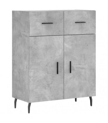 vidaXL Highboard Concrete Grey 69,5x34x180 cm Engineered Wood