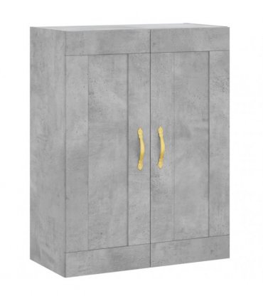 vidaXL Highboard Concrete Grey 69,5x34x180 cm Engineered Wood