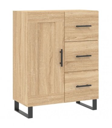 vidaXL Highboard Sonoma Oak 69,5x34x180 cm Engineered Wood