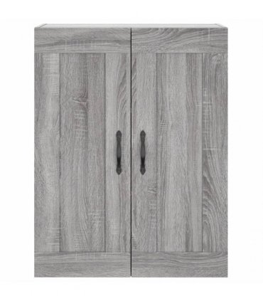 vidaXL Highboard Grey Sonoma 69,5x34x180 cm Engineered Wood