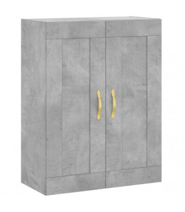 vidaXL Highboard Concrete Grey 69,5x34x180 cm Engineered Wood