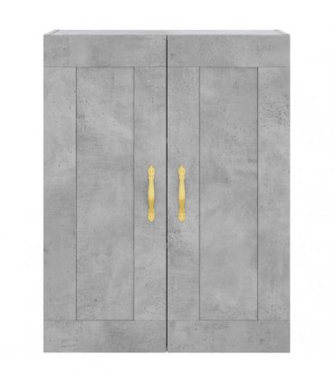 vidaXL Highboard Concrete Grey 69,5x34x180 cm Engineered Wood