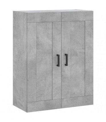 vidaXL Highboard Concrete Grey 69,5x34x180 cm Engineered Wood