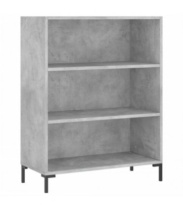 vidaXL Highboard Concrete Grey 69,5x34x180 cm Engineered Wood