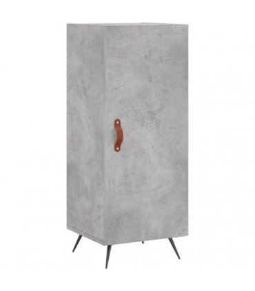 vidaXL Highboard Concrete Grey 34,5x34x180 cm Engineered Wood