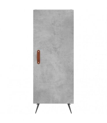 vidaXL Highboard Concrete Grey 34,5x34x180 cm Engineered Wood
