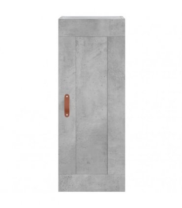 vidaXL Highboard Concrete Grey 34,5x34x180 cm Engineered Wood