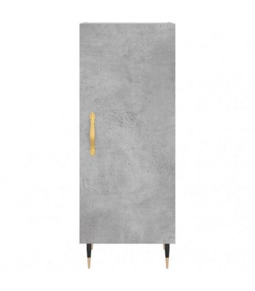 vidaXL Highboard Concrete Grey 34,5x34x180 cm Engineered Wood