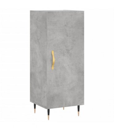 vidaXL Highboard Concrete Grey 34,5x34x180 cm Engineered Wood