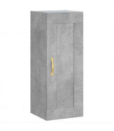 vidaXL Highboard Concrete Grey 34,5x34x180 cm Engineered Wood