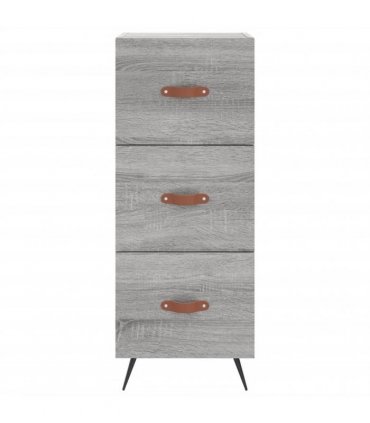 vidaXL Highboard Grey Sonoma 34,5x34x180 cm Engineered Wood