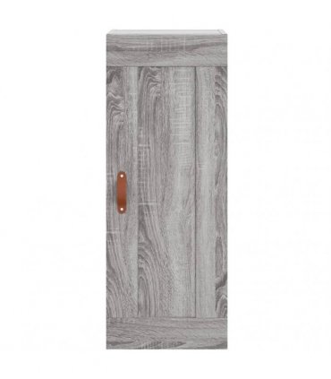 vidaXL Highboard Grey Sonoma 34,5x34x180 cm Engineered Wood