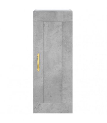 vidaXL Highboard Concrete Grey 34,5x34x180 cm Engineered Wood