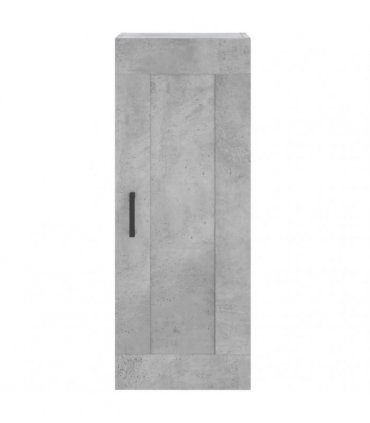 vidaXL Highboard Concrete Grey 34,5x34x180 cm Engineered Wood