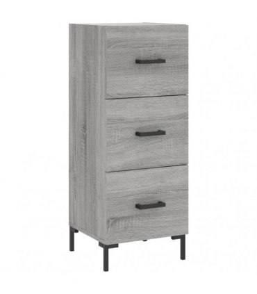 vidaXL Highboard Grey Sonoma 34,5x34x180 cm Engineered Wood