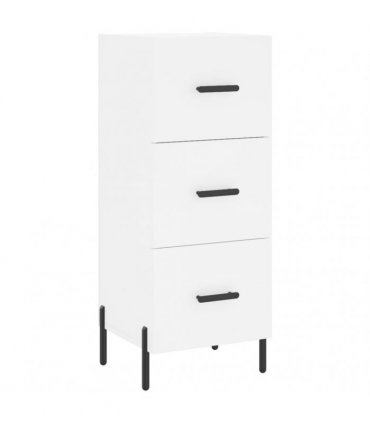 vidaXL Highboard White 34,5x34x180 cm Engineered Wood