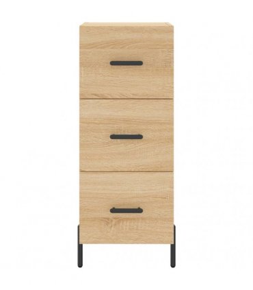 vidaXL Highboard Sonoma Oak 34,5x34x180 cm Engineered Wood