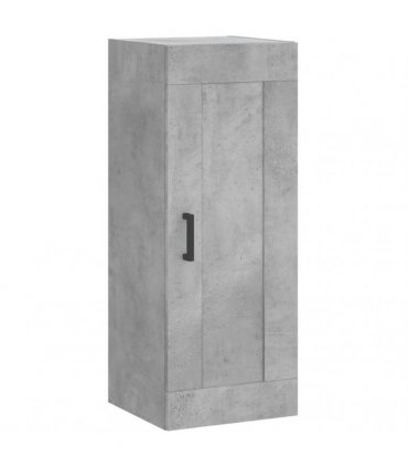vidaXL Highboard Concrete Grey 34,5x34x180 cm Engineered Wood
