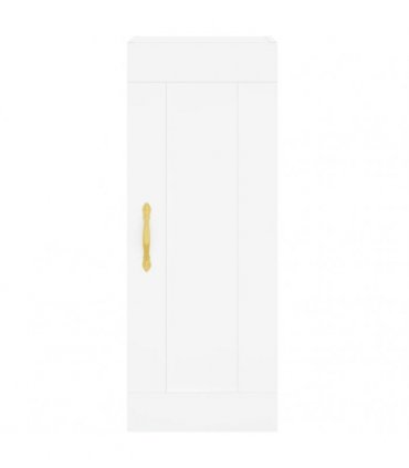 vidaXL Highboard White 34,5x34x180 cm Engineered Wood