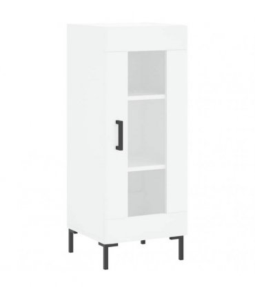 vidaXL Highboard White 34,5x34x180 cm Engineered Wood