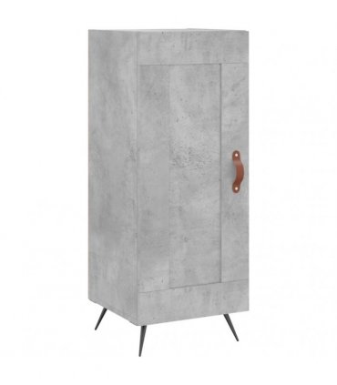 vidaXL Highboard Concrete Grey 34,5x34x180 cm Engineered Wood