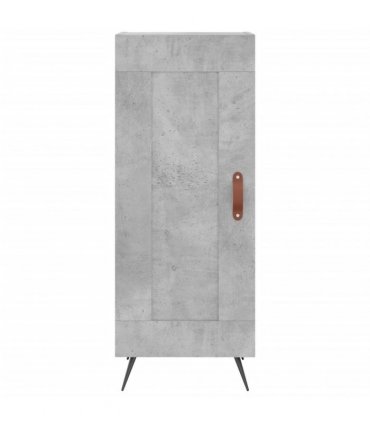 vidaXL Highboard Concrete Grey 34,5x34x180 cm Engineered Wood