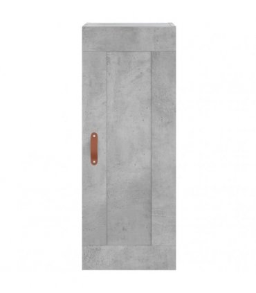 vidaXL Highboard Concrete Grey 34,5x34x180 cm Engineered Wood