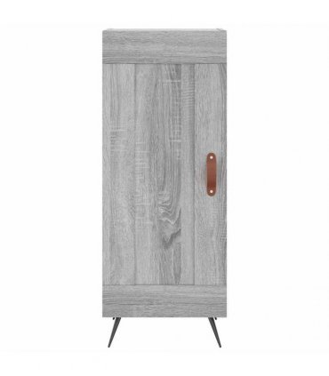 vidaXL Highboard Grey Sonoma 34,5x34x180 cm Engineered Wood