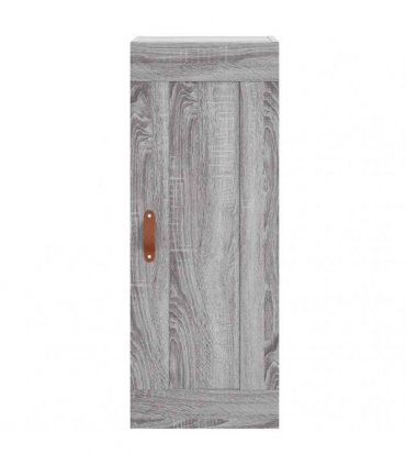 vidaXL Highboard Grey Sonoma 34,5x34x180 cm Engineered Wood