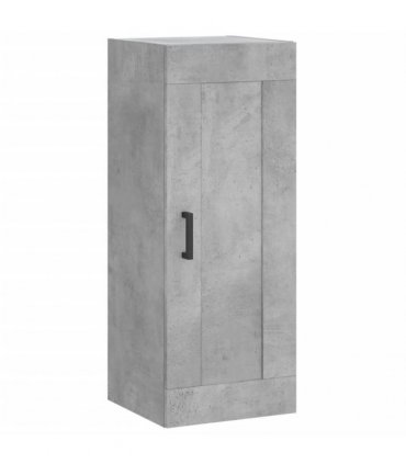 vidaXL Highboard Concrete Grey 34,5x34x180 cm Engineered Wood