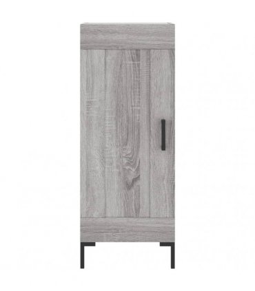 vidaXL Highboard Grey Sonoma 34,5x34x180 cm Engineered Wood