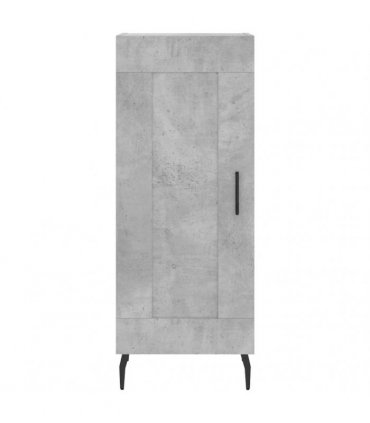 vidaXL Highboard Concrete Grey 34,5x34x180 cm Engineered Wood