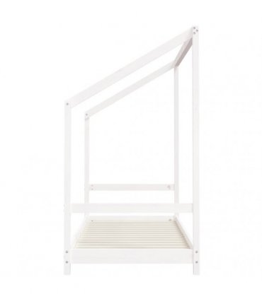 vidaXL Kids Bed Frame White 2x(80x200) cm Solid Wood Pine