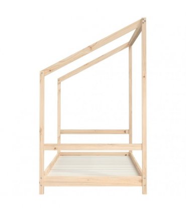 vidaXL Kids Bed Frame 2x(90x200) cm Solid Wood Pine
