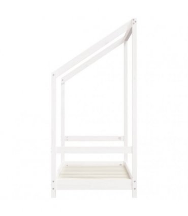 vidaXL Kids Bed Frame White 2x(70x140) cm Solid Wood Pine