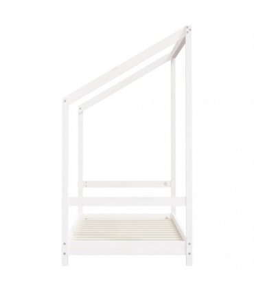 vidaXL Kids Bed Frame White 2x(80x160) cm Solid Wood Pine