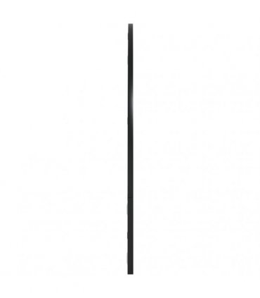 vidaXL Wall Mirror Black 100x70 cm Arch Iron