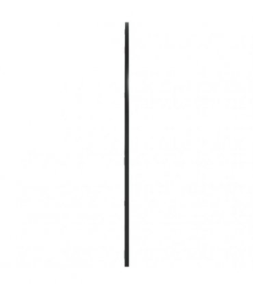 vidaXL Wall Mirror Black 100x90 cm Arch Iron