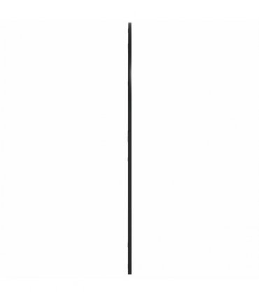 vidaXL Wall Mirror Black 100x110 cm Arch Iron