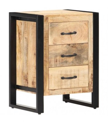 vidaXL Bedside Cabinet 40x35x55 cm Solid Mango Wood