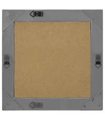vidaXL Wall Mirror Baroque Style 50x50 cm Black